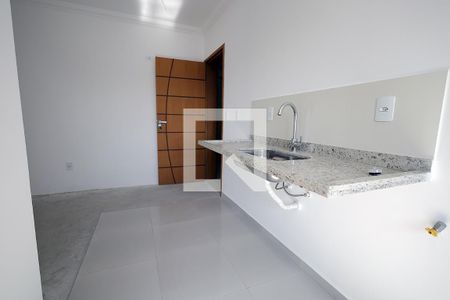 Cozinha de apartamento à venda com 2 quartos, 54m² em Vila Pires, Santo André