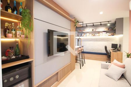 Sala de apartamento à venda com 2 quartos, 70m² em Jardim das Acacias, São Paulo