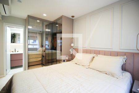 Suíte  de apartamento à venda com 2 quartos, 70m² em Jardim das Acacias, São Paulo
