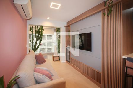 Sala de apartamento à venda com 2 quartos, 70m² em Jardim das Acacias, São Paulo