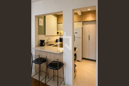 Cozinha de apartamento para alugar com 1 quarto, 39m² em Centro Histórico, Porto Alegre