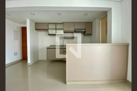 Sala/cozinha de apartamento para alugar com 2 quartos, 68m² em Embaré, Santos