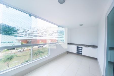 Varanda da Sala de apartamento à venda com 3 quartos, 83m² em Buritis, Belo Horizonte
