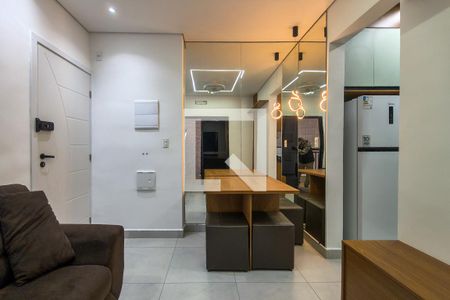 Sala de apartamento para alugar com 2 quartos, 61m² em Vila Tupi, Praia Grande