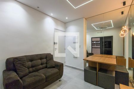 Sala de apartamento para alugar com 2 quartos, 61m² em Vila Tupi, Praia Grande
