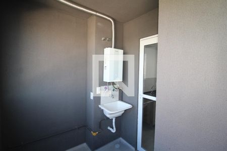 Sala / Cozinha - Varanda de apartamento para alugar com 1 quarto, 48m² em Santana, São Paulo