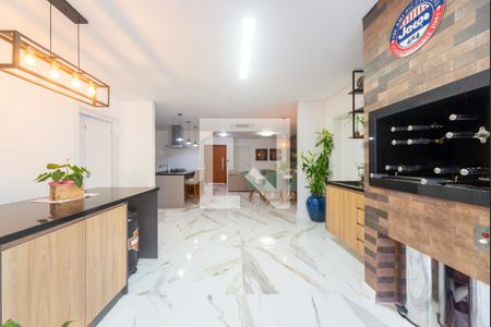 Churrasqueira de casa de condomínio para alugar com 5 quartos, 300m² em Sítio São José, Viamão