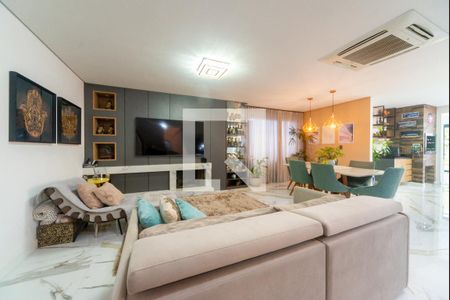 Sala de casa de condomínio para alugar com 5 quartos, 300m² em Sítio São José, Viamão