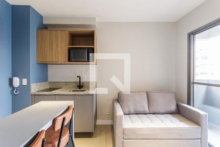 Sala de apartamento para alugar com 1 quarto, 30m² em Vila Nova Conceição, São Paulo