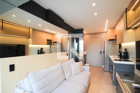 Sala de apartamento para alugar com 1 quarto, 33m² em Vila Olímpia, São Paulo