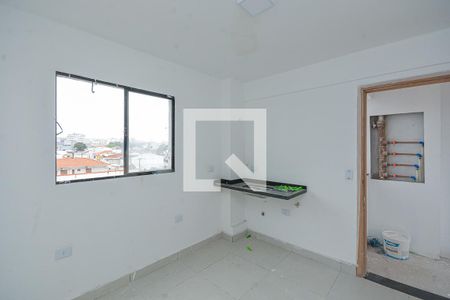 Sala/Cozinha de apartamento à venda com 1 quarto, 24m² em Vila Gea, São Paulo