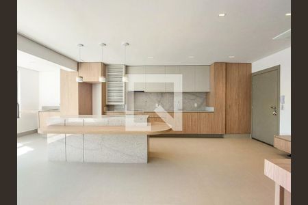 Sala/Cozinha de apartamento para alugar com 2 quartos, 81m² em Brooklin, São Paulo