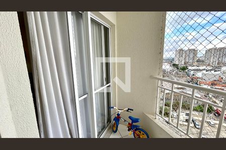 Varanda da Sala de apartamento para alugar com 2 quartos, 55m² em Vila Endres, Guarulhos