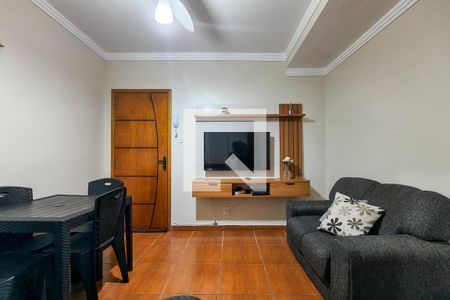 Sala de apartamento para alugar com 2 quartos, 50m² em Guilhermina, Praia Grande