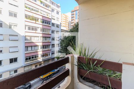 Vista da Varanda da sala de apartamento à venda com 2 quartos, 55m² em Vila Buarque, São Paulo