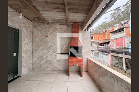 Varanda de casa para alugar com 2 quartos, 100m² em Cata Preta, Santo André