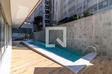 Área comum - Piscina de kitnet/studio para alugar com 1 quarto, 24m² em Vila Madalena, São Paulo