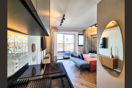 Sala/Quarto de kitnet/studio para alugar com 1 quarto, 27m² em República, São Paulo