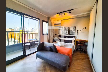 Sala/Quarto de kitnet/studio para alugar com 1 quarto, 27m² em República, São Paulo