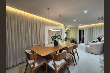 Sala de jantar de casa de condomínio à venda com 4 quartos, 370m² em Recreio dos Bandeirantes, Rio de Janeiro
