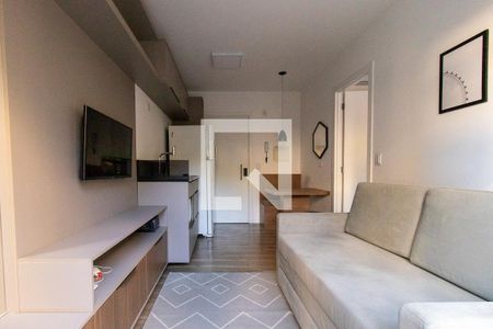 Sala/Cozinha de apartamento para alugar com 1 quarto, 27m² em Bigorrilho, Curitiba