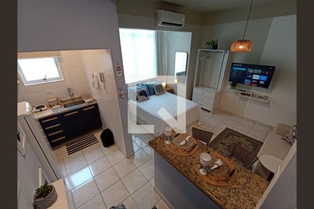 Sala / Quarto de apartamento para alugar com 1 quarto, 45m² em Aparecida, Santos