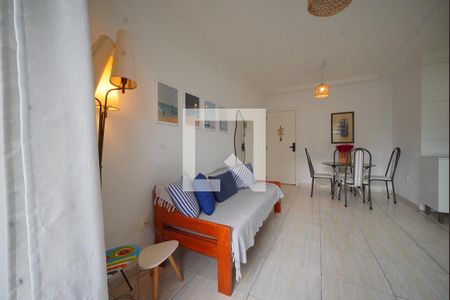 Sala de apartamento para alugar com 1 quarto, 64m² em Ingleses Norte, Florianópolis
