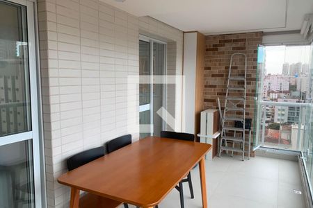 Varanda da Sala de apartamento para alugar com 2 quartos, 103m² em Aparecida, Santos