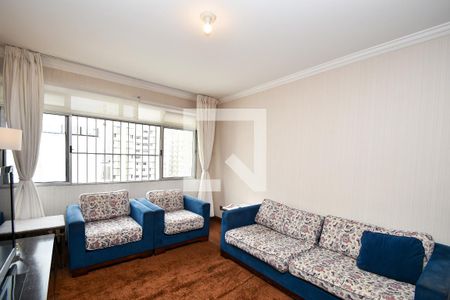 sala de estar de apartamento à venda com 3 quartos, 130m² em Paraíso, São Paulo