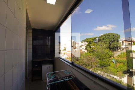 Varanda da Sala  de apartamento à venda com 3 quartos, 82m² em Nova Esperança, Belo Horizonte