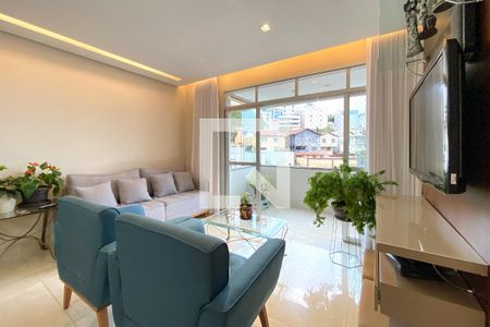 Sala de apartamento à venda com 3 quartos, 109m² em Novo São Lucas, Belo Horizonte
