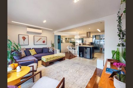 Sala de apartamento para alugar com 3 quartos, 100m² em Brooklin, São Paulo