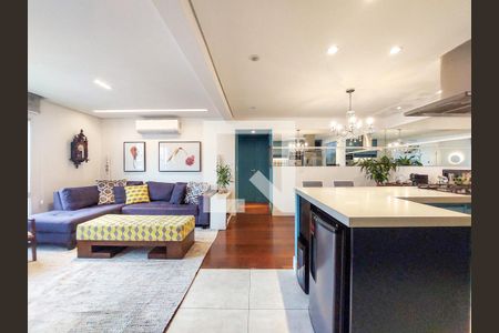 Sala de apartamento para alugar com 3 quartos, 100m² em Brooklin, São Paulo