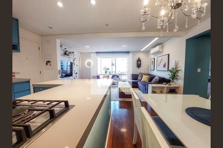 Sala de apartamento para alugar com 3 quartos, 100m² em Brooklin, São Paulo