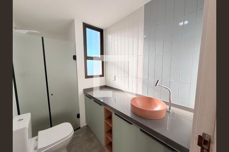 Banheiro da Suíte de apartamento para alugar com 1 quarto, 75m² em Centro, Jundiaí