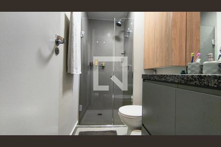 Banheiro de kitnet/studio para alugar com 1 quarto, 28m² em Vila Mariana, São Paulo
