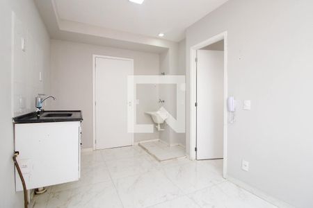 Sala/Cozinha de apartamento à venda com 1 quarto, 24m² em Paraíso do Morumbi, São Paulo