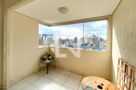 Varanda da Sala de apartamento para alugar com 2 quartos, 69m² em Santa Efigênia, Belo Horizonte