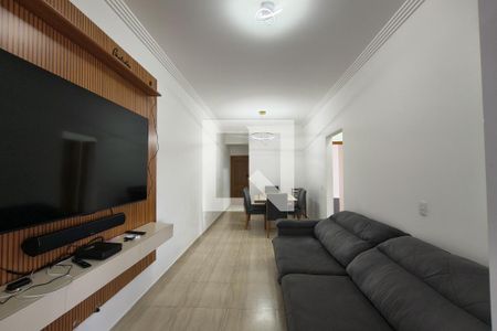 Sala de apartamento para alugar com 3 quartos, 101m² em Canto do Forte, Praia Grande