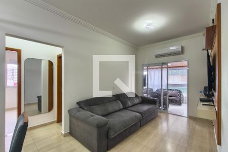 Sala de apartamento para alugar com 3 quartos, 101m² em Canto do Forte, Praia Grande