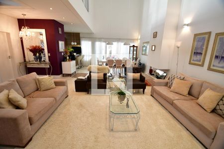 Sala de casa de condomínio para alugar com 3 quartos, 388m² em Jardim do Sol, Campinas