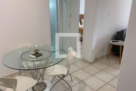 Sala de apartamento para alugar com 1 quarto, 65m² em Boqueirão, Santos