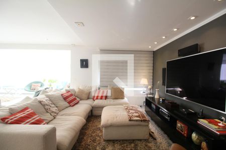 Sala de TV de apartamento à venda com 3 quartos, 263m² em Vila Andrade, São Paulo