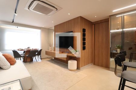 Sala de apartamento para alugar com 3 quartos, 94m² em Cazeca, Uberlândia