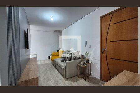 Sala de apartamento para alugar com 2 quartos, 100m² em Vila Cecilia Maria, Santo André