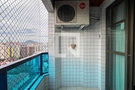 Varanda da Sala de apartamento para alugar com 3 quartos, 187m² em Embaré, Santos