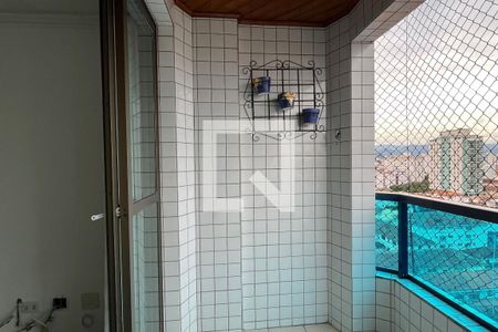 Varanda da Sala de apartamento para alugar com 3 quartos, 187m² em Embaré, Santos