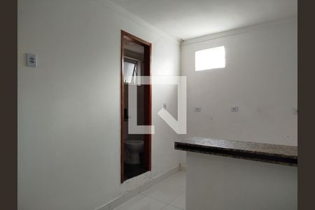 Sala e cozinha americana de kitnet/studio para alugar com 1 quarto, 35m² em Vila Carrão, São Paulo