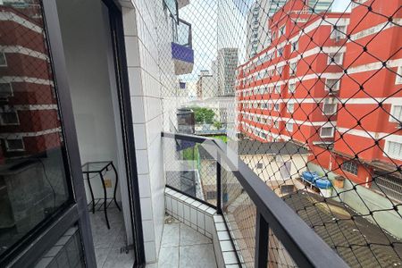 Varanda de apartamento para alugar com 1 quarto, 50m² em Boqueirão, Praia Grande