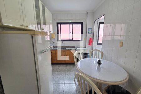 Cozinha de apartamento para alugar com 1 quarto, 50m² em Boqueirão, Praia Grande